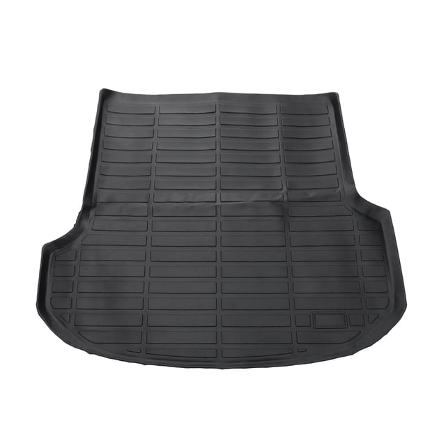 Alfombrilla de Carga del Maletero Unique Bargains para Genesis GV80 2021-2024 Negro TPE 1 Pc Cara Plana Patrón de Cuadrícula Rectangular Trasera Antideslizante
