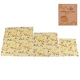 thumbnail image 1 of Tipo sostenible amistoso de CoverComb del almacenamiento de la comida de Eco del abrigo reutilizable reutilizable reciclable de la comida de la cera de abejas del hogar, 1 of 12