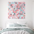 thumbnail image 2 of Idea4wall 2pcs Trendy Pink & Blue Lifestyle Chic and Vibrant Wall Murals, Removable Self-Adhesive Stick Wallpaper Large Wall Stickers for Home Decorative, 48"x48", 2 of 5