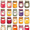 Colorful Jam Jars, variant on Yayeee Kitchen Curtains Set of 2 Light Filtering 57"x24" Over Sink Window Panels, Beige Jam Jars