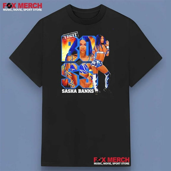 Sasha Banks Legit Shirt ,Black Color,Size XL