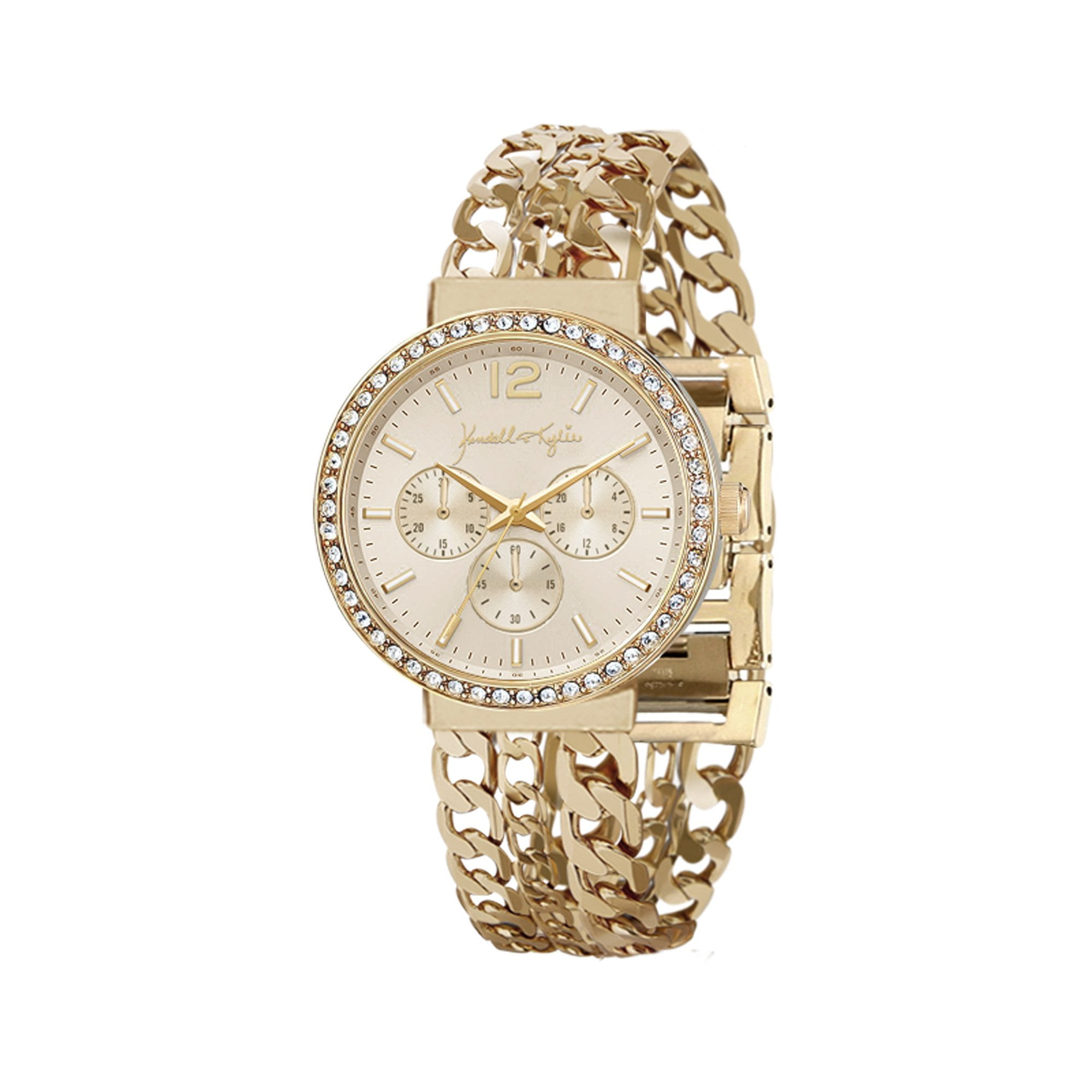 Kendall + Kylie Kendall + Kylie Triple Link Gold Analog Watch