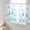 Aqua White, variant on Blue Beige Spring Floral Sheer Curtains 72 Inch Length 2 Panels Set for Living Room/Bedroom, Summer Botanical Watercolor Curtain Sheers Drapes Rod Pocket Curtains Window Treatment Set 52''x72''x2
