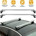 thumbnail image 2 of Universal 48in Top Roof Rack Cross Bar Kit Cargo Carrier Aluminum Crossbar Rack, 2 of 12
