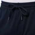 thumbnail image 3 of 32 Degrees Men's Drawstring Straight Leg Blue Sweatpants, Large, 3 of 4