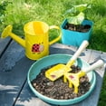 thumbnail image 4 of Sungmor Gardening Tools Set Cute Little Gardener Kit | Package Includes 3PC Yellow Ladybird Watering Can & Trowel & Rake Gardening Hand Tools | Perfect for Garden,Yard or Beach, 4 of 6