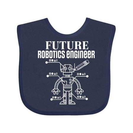 

Inktastic Future Robotics Engineer Robot Gift Baby Boy or Baby Girl Bib
