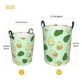thumbnail image 5 of Bingfone Avocado Waterproof Foldable Laundry Hamper Bucket With Handles For Storage Bin,Clothes Hamper (Small), 5 of 8
