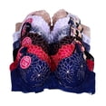 thumbnail image 1 of 6 Piecec Full Cup Pushup Underwired Push Up Bra B and C Cup (36B), 1 of 3