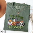 thumbnail image 4 of Unisex T-Shirt "Tis The Season" Halloween/Fall Style with Skull Drink Cup and Cute Creature Print - Fun and Unique Design, 4 of 7