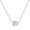 White Gold in Gold Chain, variant on Collection IGI Certified 2.00 Carat Pear Lab Grown White Diamond Classic Solitaire Sideways Pendant Necklace with 18 inch Silver Chain for Women in 18K Solid White Gold