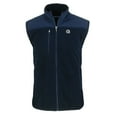 thumbnail image 2 of Men's Cutter & Buck  Navy Georgetown Hoyas Big & Tall Cascade Eco Sherpa Fleece Full-Zip Vest, 2 of 3