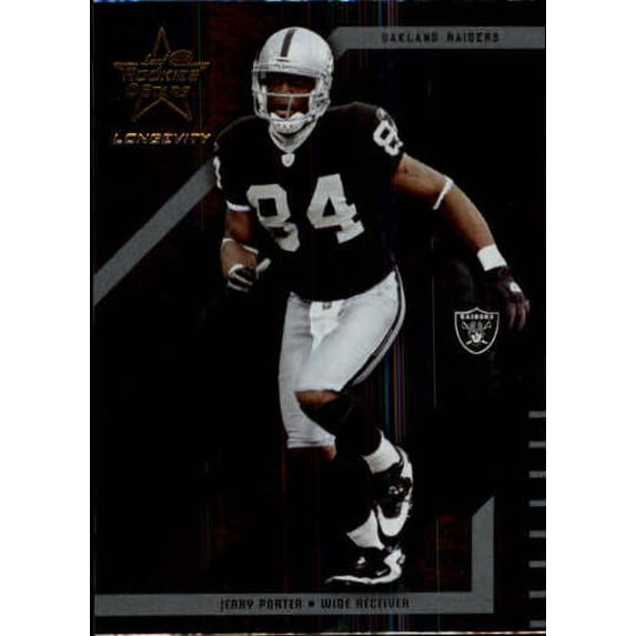 2004 Leaf Rookies and Stars Longevity #66 Jerry Porter NFL Football ...