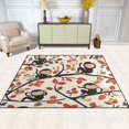 thumbnail image 2 of WOBOGO Naughty Monkey Carpet Non-Slip Rugs Soft Doormat 80×58in Living Dining Room Bedroom Decorative, 2 of 7