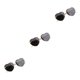 thumbnail image 1 of Minnieouse Gafas de sol para niños con forma de corazón, gafas para niños, fiesta de regalo, protección UV400, película negra Type2, 1 of 1