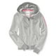 thumbnail image 2 of Sudadera Aeropostale Sudadera con capucha y Cremallera completa mujer gris extragrande, 2 of 2