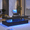 Black, variant on Sonegra 47" High-Glossy LED Coffee Table, Storage Coffee Table with 2 Sliding Drawers for Living Room, Modern Stylish Double-Layer Center Tables with LED Lights, Black