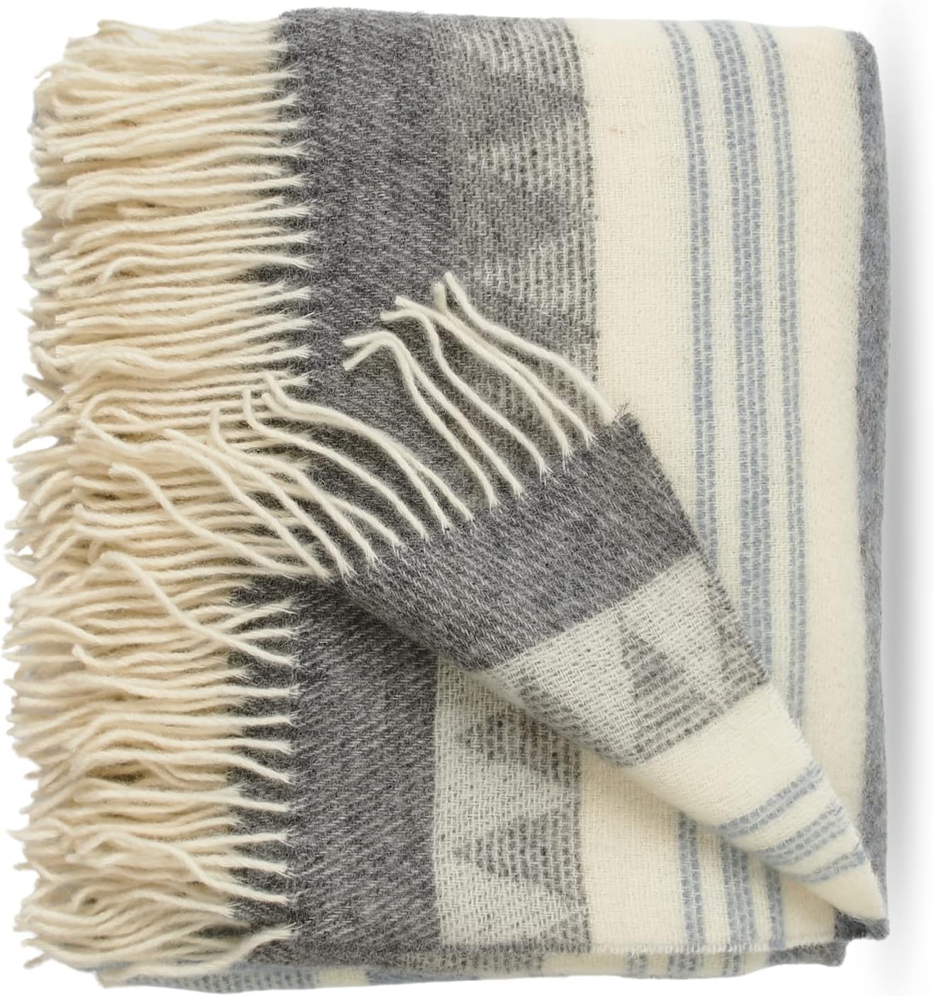 GUAIPOU Wool Blanket 100 Wool from New Zealand Perfect as a Throw