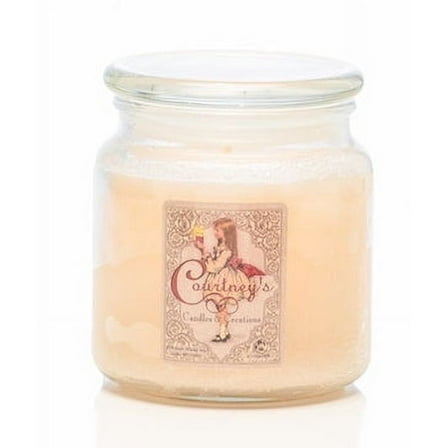 WARM VANILLA SUGAR - Courtneys Candles Maximum Scented 16oz Large Jar Candle