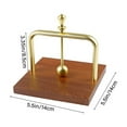 thumbnail image 5 of Qiweii Wooden Vertical Napkin Holder Dining Table Tissue Organizer Solid Wood Paper Towel Holder for Home Restaurant Kitchen, 5 of 6