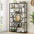thumbnail image 5 of Tribesigns 72’’ Bookcase Bookshelf, 7-Tier Tall Etagere Bookcases Book Shelves, Industrial Bookshelves, 5 of 8