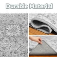 thumbnail image 5 of SIXHOME Area Rug 8'x10' Soft Washable Rugs for Living Room Non Slip Carpet Vintage Medallion Bedroom Indoor Floor Rugs Distressed Orange Gray, 5 of 7