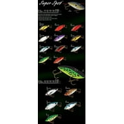 Cotton Cordell Super Spot Fishing Lure Hard bait Fire Tiger 3 in 1/2 oz