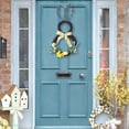 thumbnail image 4 of Tyidzon Easter Wreath, Hand-woven Bunny-shaped Easter Decorations Garland Hanging Spring Wreaths for Front Door Home Wall Outdoor Indoor Farmhouse Holiday Decor, 4 of 6
