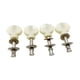 thumbnail image 3 of Clavijas de afinación para ukelele, piezas de instrumentos, estilo clásico, de hierro y ABS, para máquinas plata y blanco, 3 of 9