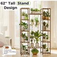 thumbnail image 2 of Soporte grande para plantas para interiores y exteriores, soporte para plantas de esquina para múltiples plantas, soporte de flores para sala de estar, balcón y jardín, 2 of 6