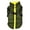 Green, variant on Pet Printed Cold Weather Coat Harness Pet Winter Warm 2 In 1 Outfit Padded Jacket For Small Puppy Dogs