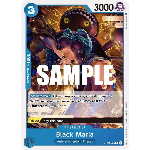 One Piece Kingdoms of Intrigue Common Black Maria OP04-052