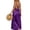 Purple, variant on IUYRTFE Women's Silky Satin Open Back Spaghetti Strap Maxi Dress Tie Back Loose Fit Summer Sleepwear Nightgown