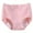 Pink, variant on CFLVAEK Plus Size Womens Leak Proof Underwear Briefs Cotton High Waisted Period Underwear Breathable Full Coverage Panties Beige XXL