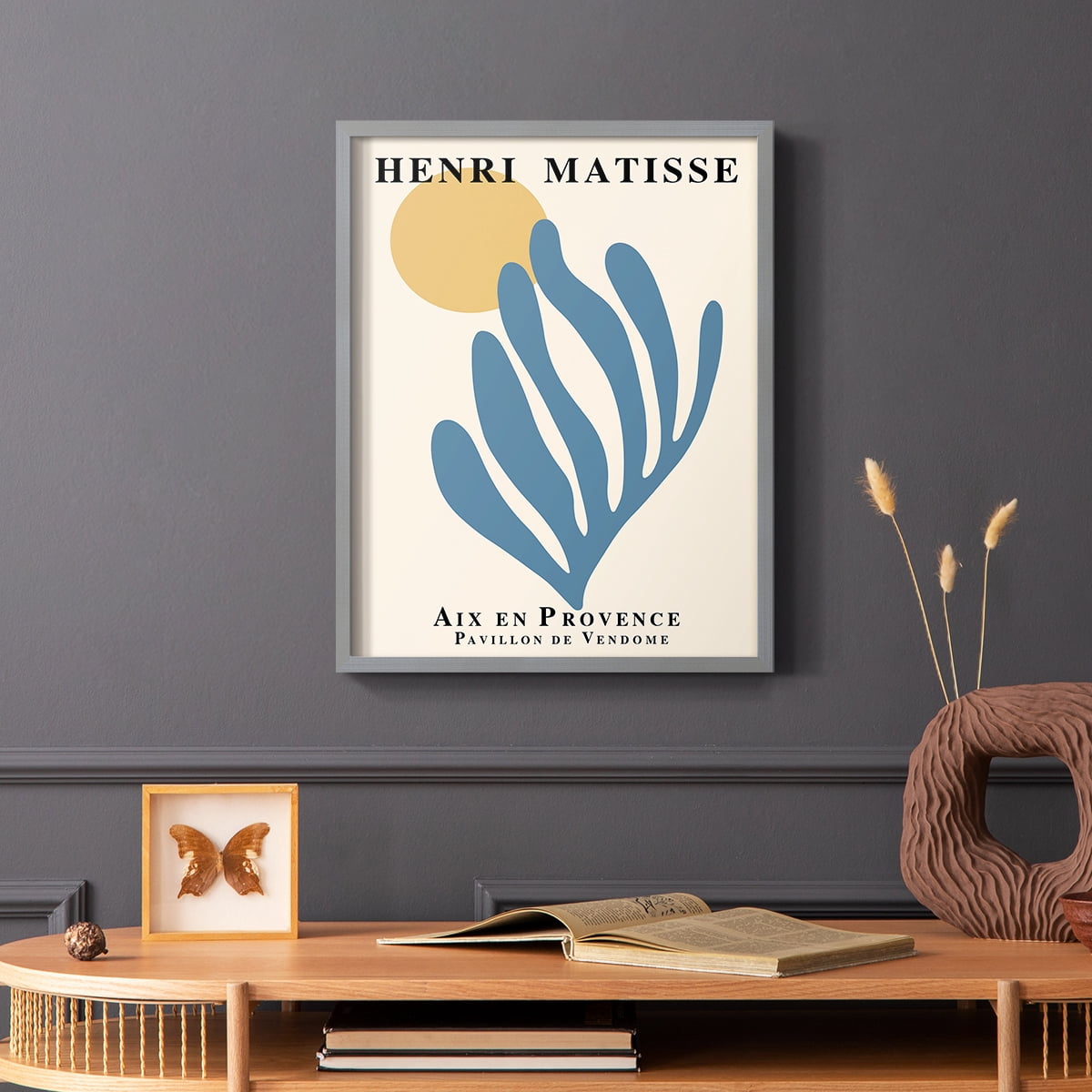 Matisse XCI Framed Print - Solid Wood