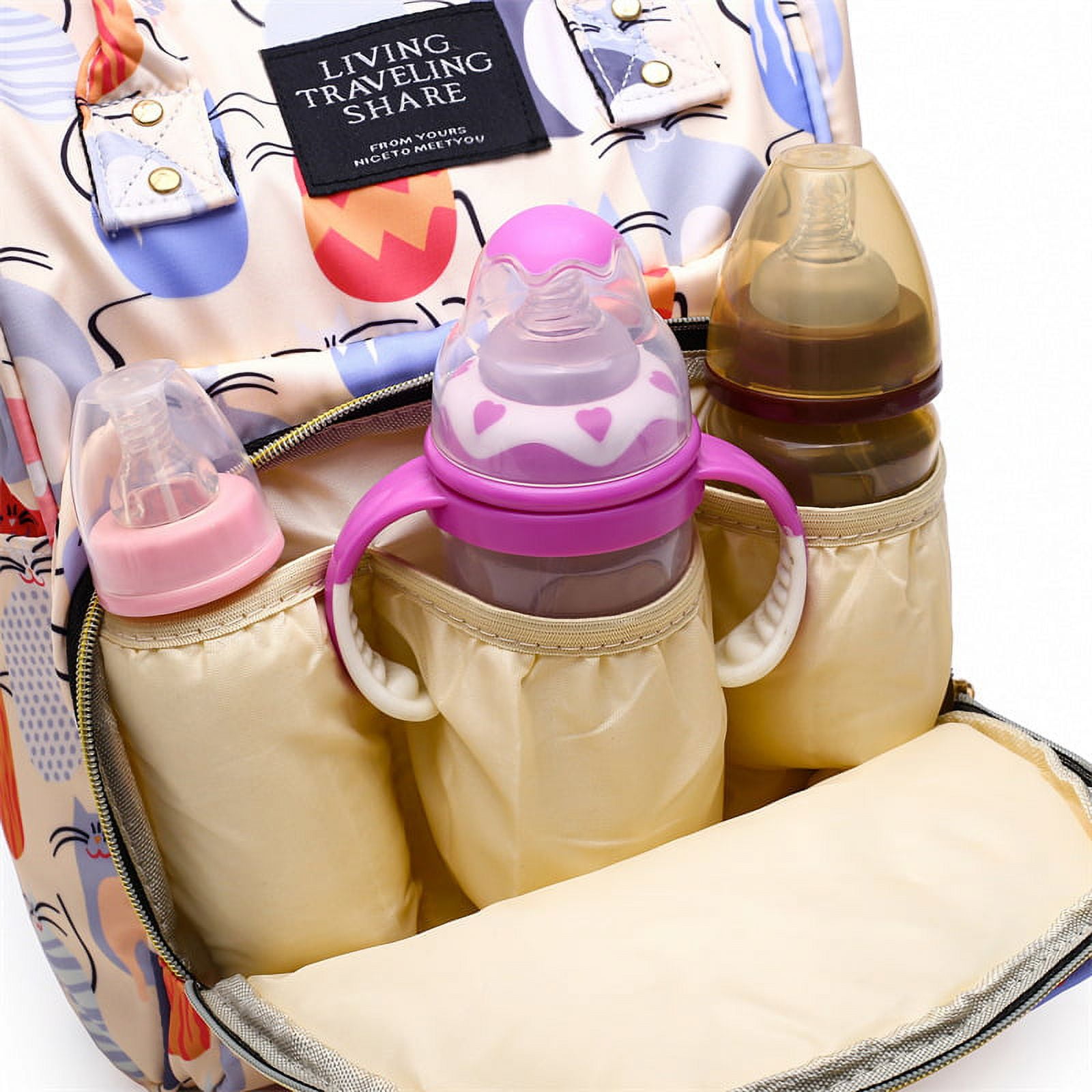 Fashionable Backpack Diaper Backpack Mummy Bag Multifunctional Large Capacity Maternity Baby Changing Bags Baby Stroller Backpack