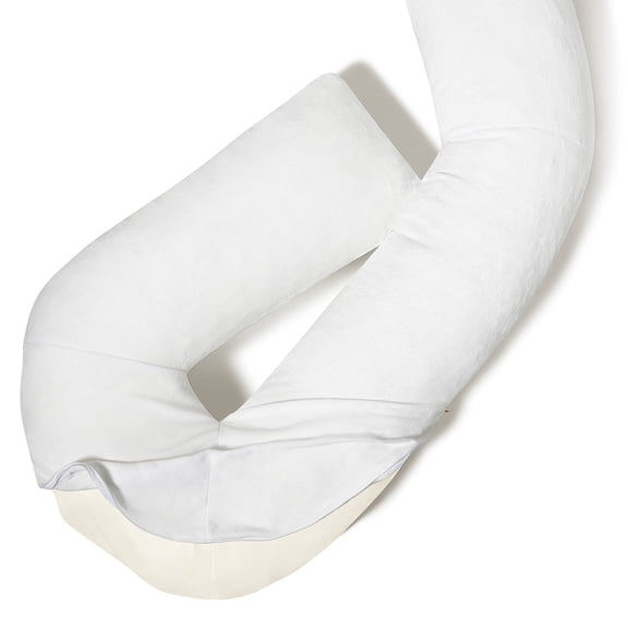 MedCline Pillowcase for Therapeutic Body Pillow, White, Medium/Large, 1 Ct