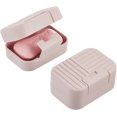 thumbnail image 1 of Travel Soap Holder 2 Piece Soap Holder Travel Soap Holder Soap Box Soap Box Travel Portable Travel Soap Holder For Traveling, Camping, Gym (Pink), 1 of 4