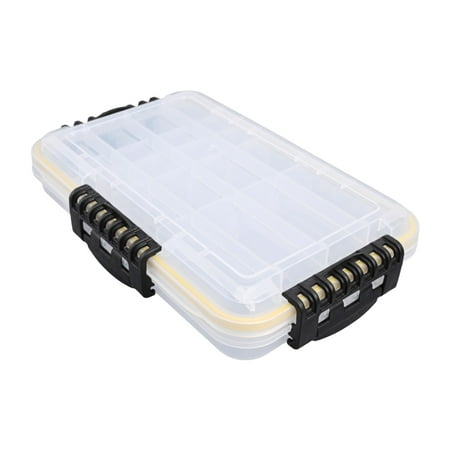 Large Capacity Lure Box Fishing Tackle Box Waterproof Removable Lattice S