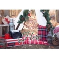 thumbnail image 2 of Poynter, Kelly 32x23 White Modern Wood Framed Museum Art Print Titled - Santa Stop Here, 2 of 4