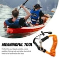 thumbnail image 4 of Shengyu Canoe Paddle Leash with Hook Safety Fishing Rod Lanyard Anti-Lost Rope Orange 1Set, 4 of 6