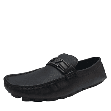 GUESS Mens Art Moc Driving Loafer Polyurethane Black 9M