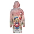 thumbnail image 2 of Happy Valentine’s Day Adorable Golden Retriever Puppy Holding Heart Balloon All Over Print 3D Hooded Duffle Toggle Coat Goldens Dog Lover Gifts Idea - 00030, 2 of 6