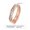 Rose Gold, variant on Trendy Women's Single Row Diamond Tail Stainless Steel Rings Size 5-10-6-Gold