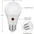 thumbnail image 6 of DEWENWILS Dusk to Dawn Light Bulbs 5000K Daylight LED Outdoor Light Bulbs 9W (60W Equivalent) 800LM 4-Pack E26 Base Non-dimmable, 6 of 6