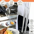 thumbnail image 2 of 2X Kitchen Tweezer 10?Straight Curved Bbq Grill Plating Long Food Tong Chef Tool, 2 of 5