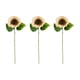 thumbnail image 1 of Ramo de girasoles artificiales de 3 piezas, flores silvestres artificiales, flores de novia para decoración de bodas, decoración artística, manualidad champán, 1 of 9