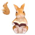 thumbnail image 4 of Resin Animal Figurines, Fine Workmanship Practical Vivid Beautiful Simulation Rabbits Ornament  For Outdoor For Garden For Living Room, 4 of 8