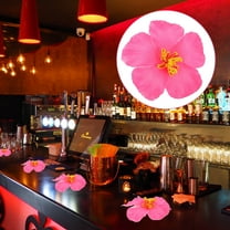 Pretyzoom 10Pcs Pink Silk Flowers EVA Decorative DIY Accessory for Friends