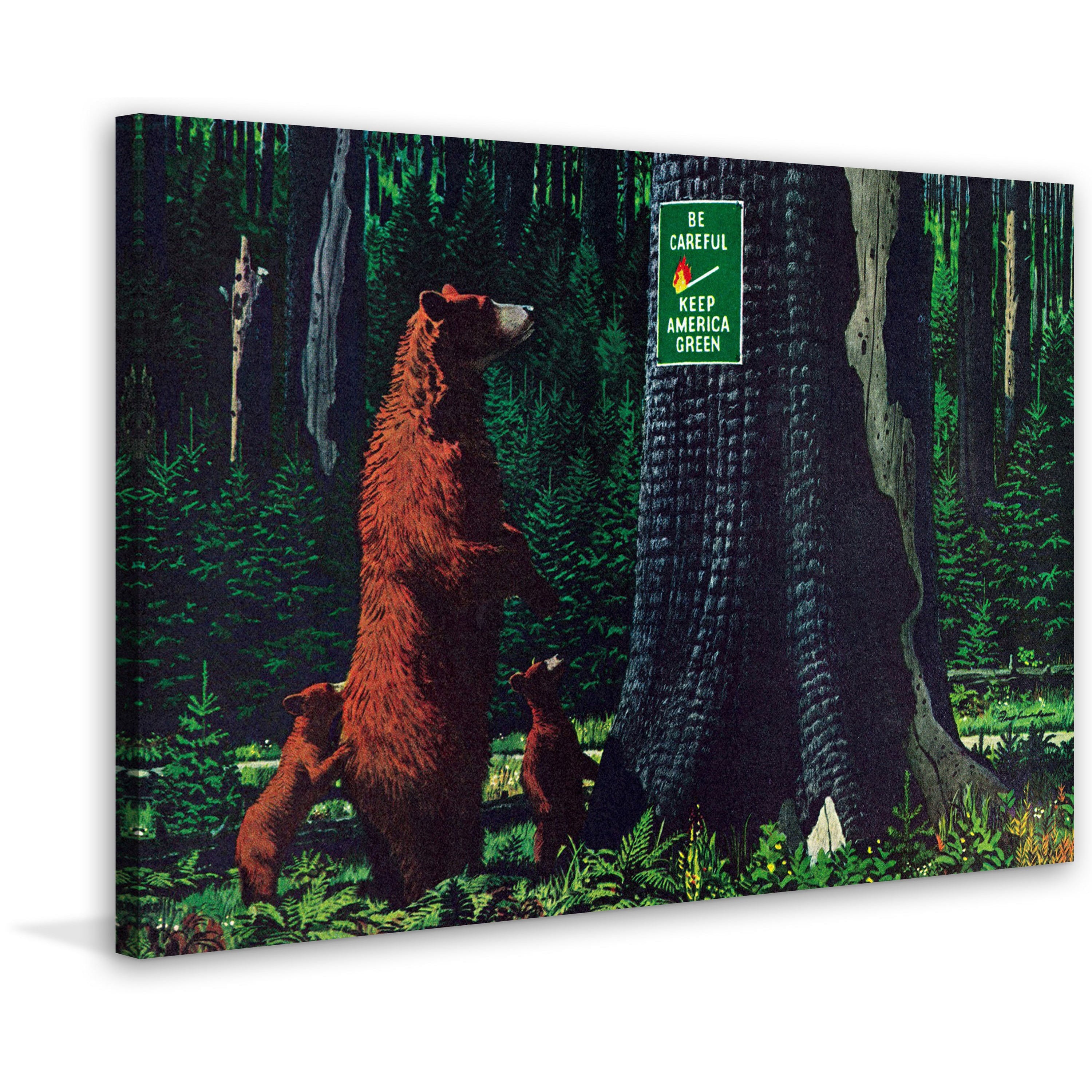 Marmont Hill "Keep America Green" Painting Print on Wrapped Canvas